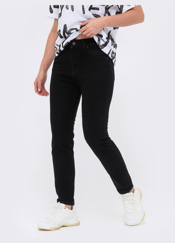 джинсы-мом черного цвета Dressa - (259542930)