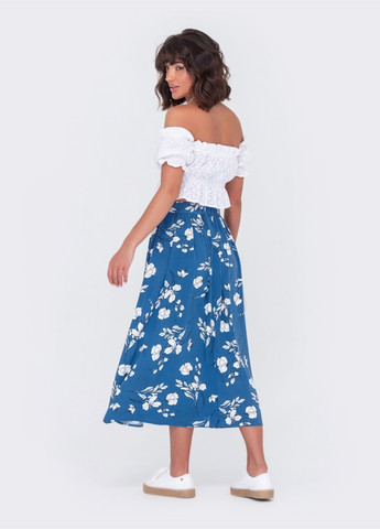 костюм з бавовняним топом та синьою спідницею Dressa (259542907)