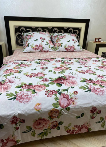 Комплект постельного белья Вилла роза полуторный 215х150 см наволочки 70х70 см No Brand (259576369)