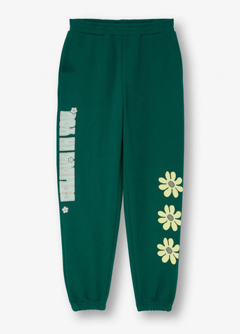 Зеленые кэжуал демисезонные брюки Jennyfer