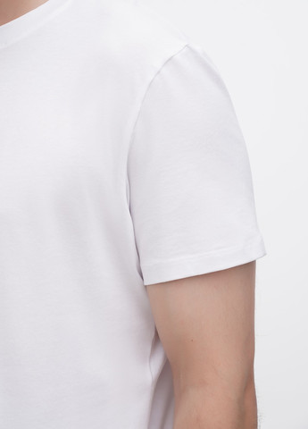 Белая футболка мужская базовая, белый с коротким рукавом German Volf