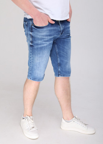 Шорти чоловічі сині джинсові терті зі стрейчем ARCHILES (259578688)