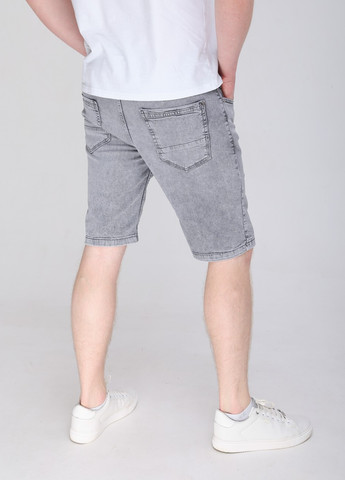Шорты мужские джинсовые свтло-серые со стрейчем JEANSclub (259578698)