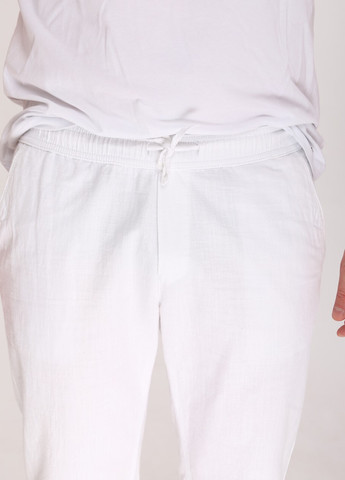 Шорти чоловічі білі бавовняні тонкі на резинці Wise (259578702)