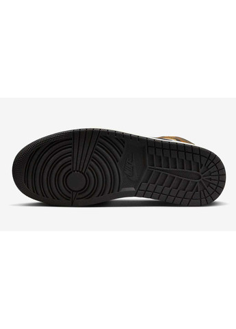 Черно-белые демисезонные кроссовки 1 mid “wear away” Jordan