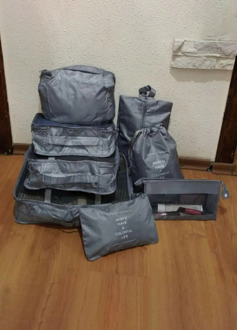 Комплект дорожніх органайзерів (ОКД-40-11) Сірий No Brand (259637765)