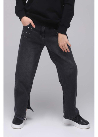 Черные демисезонные джинсы Cemix
