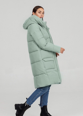 Оливкова зимня парка-пуховик Armilise