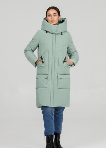 Оливкова зимня парка-пуховик Armilise