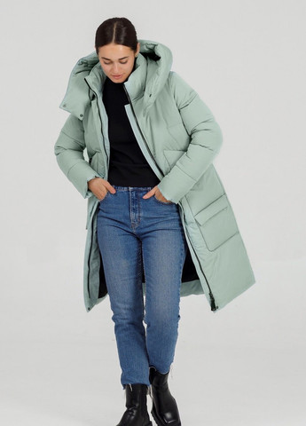 Оливкова зимня парка-пуховик Armilise