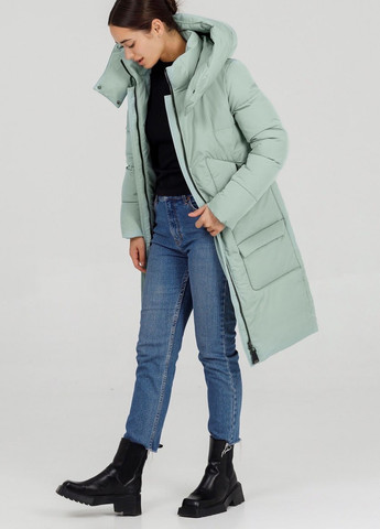 Оливкова зимня парка-пуховик Armilise