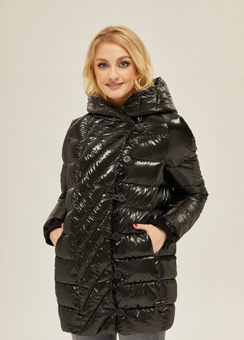Чорна зимня куртка MN