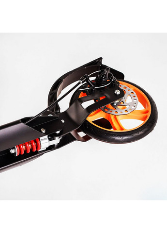 Двоколісний складаний самокат "Factor" алюміній, дискове гальмо, амортизатори 46,5х13,6х80-105 см Best Scooter (259638971)