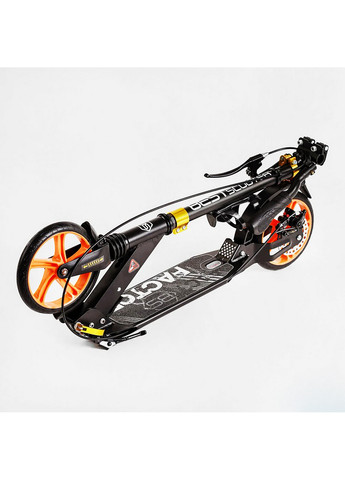 Двоколісний складаний самокат "Factor" алюміній, дискове гальмо, амортизатори 46,5х13,6х80-105 см Best Scooter (259638971)