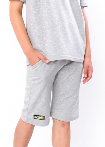 Сірий демісезонний комплект для хлопчика (футболка+бриджі) сірий носи своє (6336-057-v0) Носи своє