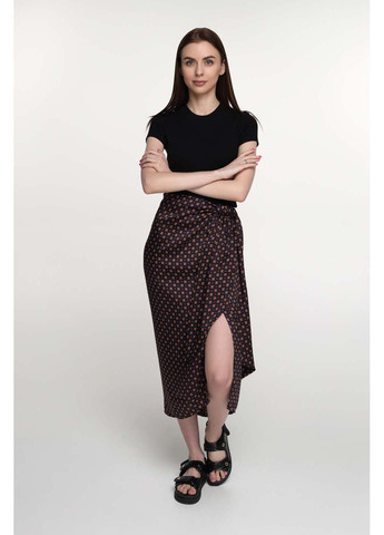 Темно-синяя кэжуал юбка NEVER MORE