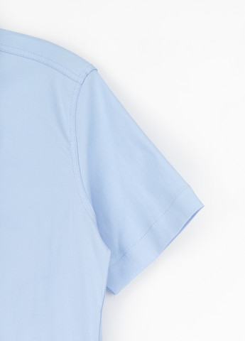 Голубой повседневный рубашка однотонная DENIZ