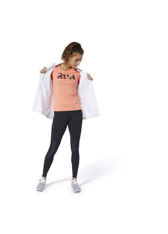 Розовая демисезон женская спортивная футболка running activchill dy0511 Reebok