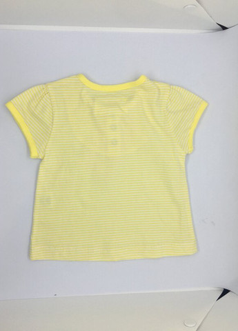 Желтая летняя футболка No Brand 10197