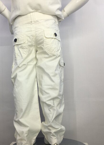 Белые кэжуал летние брюки No Brand