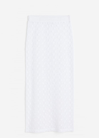 Белая пляжный однотонная юбка H&M