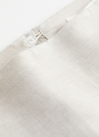 Светло-бежевая кэжуал зебра юбка H&M