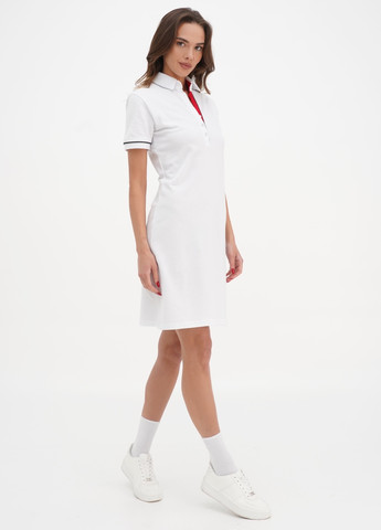 Белое спортивное плаття polo white Apriori однотонное