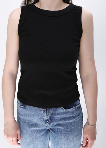 Майка жіноча чорна приталена JEANSclub — 259735324