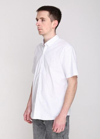 Белая повседневный рубашка в горошек Bagarda