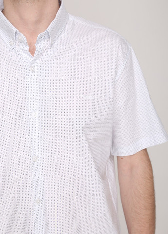 Белая повседневный рубашка в горошек Bagarda