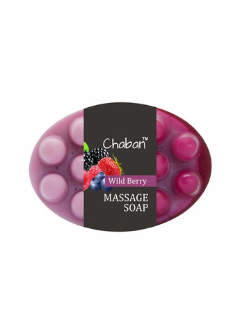 Антицеллюлитное массажное мыло Лесная ягода 100 g Chaban Natural Cosmetics (259768876)