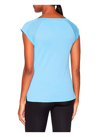 Голубая женская футболка regular fit, xs, голубой (102.172947_65183_01) Diadora