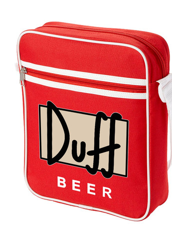 Сумка-месенджер Сімпсони Дафф (The Simpsons Duff Beer) Червоний (92289-1995-RD) MobiPrint (259887932)