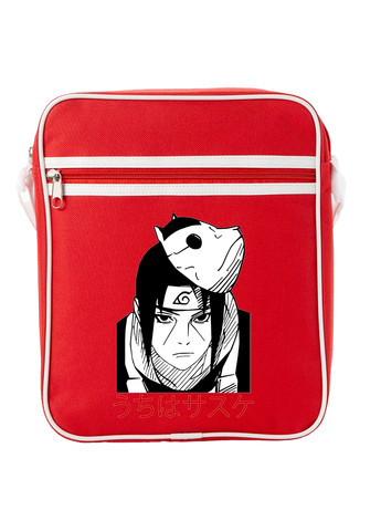 Сумка-месенджер Саске Учіха Наруто (Uchiha Sasuke, Naruto) Червоний (92289-3344-RD) MobiPrint (259886602)