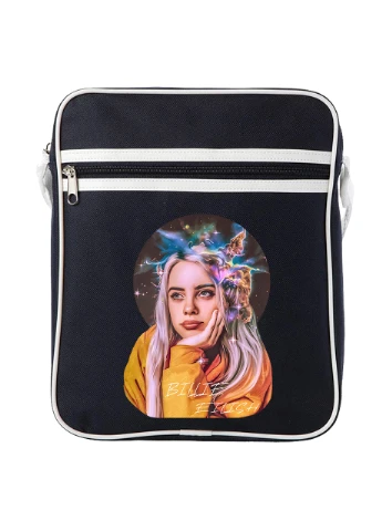 Сумка-мессенджер Билли Айлиш (Billie Eilish) Синий (92289-1605-NB) MobiPrint (259886244)
