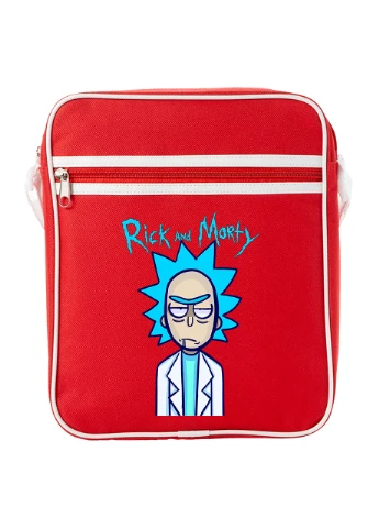 Сумка-мессенджер Рик Санчез и Морти Смит Рик и Морти (Rick and Morty) Красный (92289-2938-RD) MobiPrint (259886551)