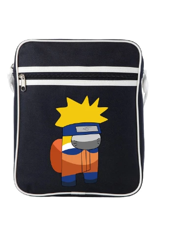 Сумка-мессенджер Амонг Ас Наруто (Naruto Among us) Синий (92289-2424-NB) MobiPrint (259886032)