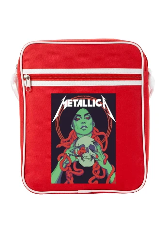 Сумка-месенджер Металіка (Metallica) Червоний (92289-2983-RD) MobiPrint (259886835)