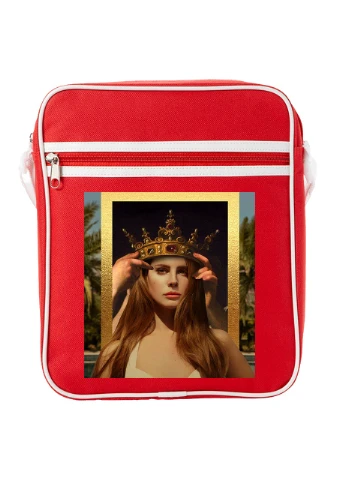 Сумка-мессенджер Лана дел Рей (Lana Del Rey) Красный (92289-1590-RD) MobiPrint (259887905)