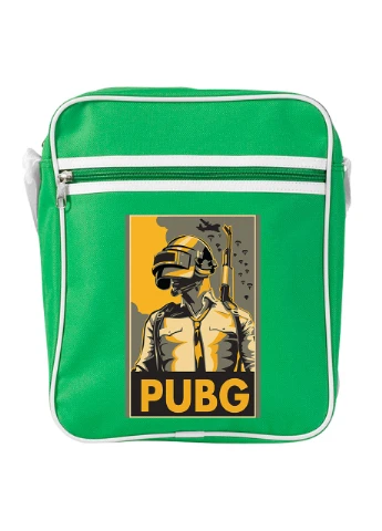 Сумка-месенджер Пабг Пубг (Pubg) Зелений (92289-1181-KG) MobiPrint (259887580)