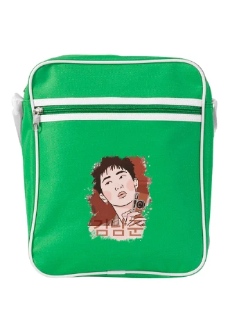 Сумка-месенджер Кім Намджун БТС (Kim Nam Joon BTS) Зелений (92289-3261-KG) MobiPrint (259887660)