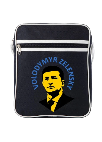 Сумка-мессенджер Владимир Зеленский Синий (92289-3680-NB) MobiPrint (259887858)