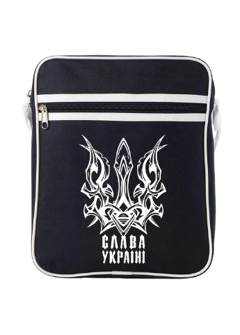 Сумка-месенджер Слава Україні Синій (92289-3756-NB) MobiPrint (259887051)