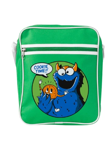 Сумка-мессенджер Коржик (Cookie Monster Loki) Зеленый (92289-3423-KG) MobiPrint (259885917)