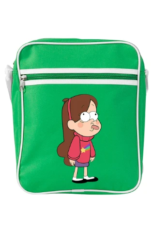 Сумка-мессенджер Мейбл Пайнс Гравити Фолз (Mabel Pines Gravity Falls) Зеленый (92289-2625-KG) MobiPrint (259885893)
