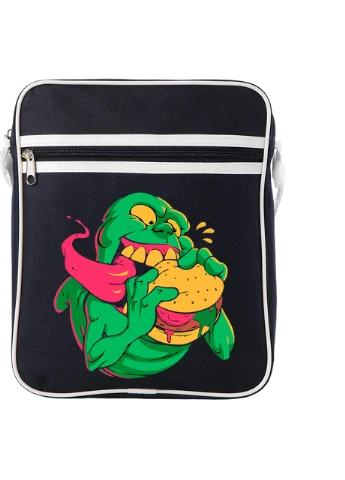 Сумка-мессенджер Лизун Охотники за привидениями (Slimer Ghostbusters) Синий (92289-3466-NB) MobiPrint (259886165)