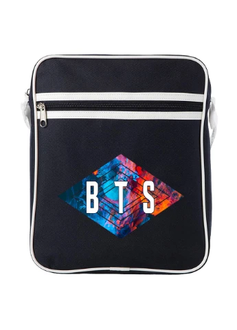 Сумка-месенджер БТС (BTS) Синій (92289-1062-NB) MobiPrint (259887546)