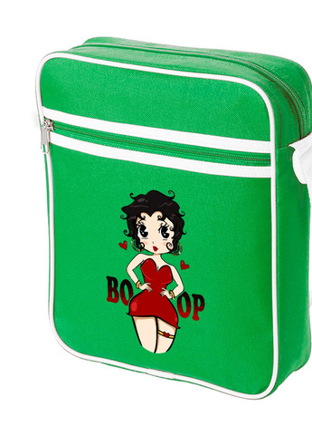 Сумка-месенджер Бетті Буп (Betty Boop) Зелений (92289-3468-KG) MobiPrint (259888014)