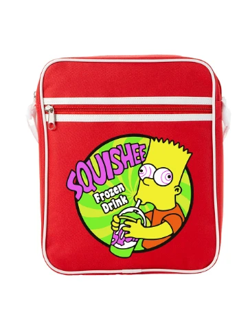 Сумка-мессенджер Барт Симпсон (Bart The Simpsons) Красный (92289-3410-RD) MobiPrint (259886663)