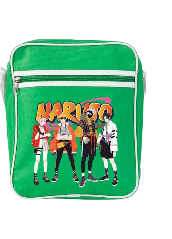 Сумка-мессенджер Наруто (Naruto) Зеленый (92289-2630-KG) MobiPrint (259886556)
